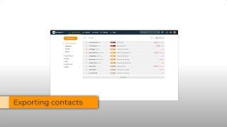 How to export CRM contacts | OnePageCRM How To