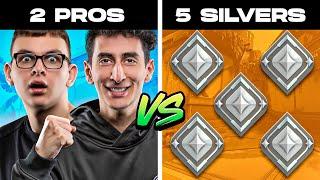 2 Valorant Pros VS 5 Silvers | TSM FTX Valorant (Subroza, Rossy)