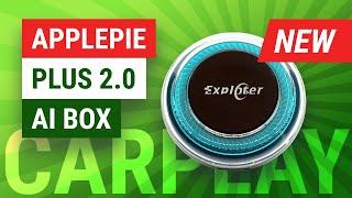 Fast Android 13 AI Box on a Budget: Exploter ApplePie Plus 2.0 Apple CarPlay AI Box Review