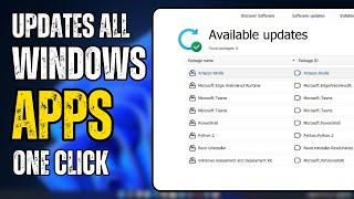 UPDATE ALL Your Windows PC’s APPS with a Single CLICK !!