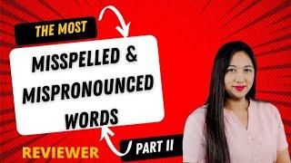 Most Misspelled & Mispronounced Words II/Reviewer||Joy Fernandez