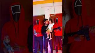 Kutty squid Game with Nirav watch till end  #cutebaby #love #squidgame