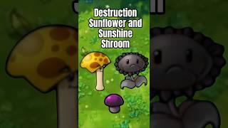 Destruction Sunflower and Sunshine Shroom 2.7 #pvzfusion #mobilegame #pvzgame