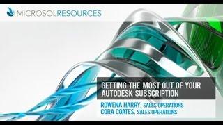 Getting The Most Out Of Your Autodesk Subscription