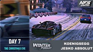 Need for Speed: No Limits | Winter Pursuit (Day 7 - The Chrıstmas Eve) KOENIGSEGG JESKO ABSOLUT