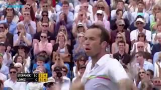 Radek Stepanek amazing shots and celebrations!