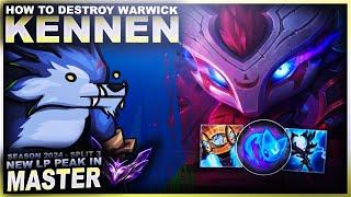 HOW TO DESTROY A WARWICK TOP! KENNEN! | League of Legends