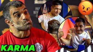 Why His Opponent DISRESPECTED "Akhobadze Vakhtang" During ARMWRESTLING EVENT