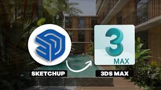 How to Import from SketchUp to 3ds Max Without Making the File Heavy