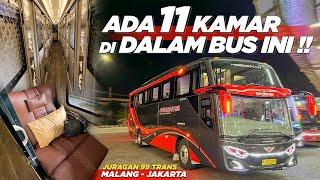 INI BUS ATAU APARTEMENT BERJALAN, MEWAH BANGET⁉️Trip Malang-Jakarta with Juragan99 Trans "Kobochan"