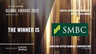 SMBC wins Digital Infrastructure Deal of the Year Award at The Tech Capital Global Awards 2023