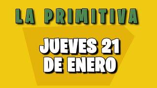 Resultado de La Primitival del Jueves 21 de Enero de 2021