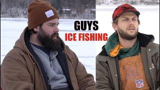 Guys Ice Fishing