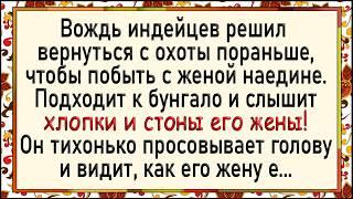 Пока вождь на охоте жена с шаманом! Сборник свежих анекдотов! Юмор!