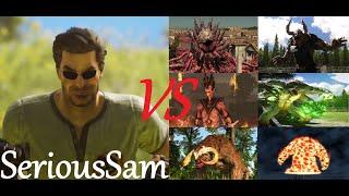 SERIOUS SAM 4 ALL BOSSES/MINI BOSSES & SECRET BOSSES!