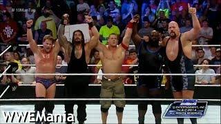 WWE John Cena vs رومان رينز vs بيج شو vs كين رولز سيث رولينز vs براي وايت vs كريس أريحا