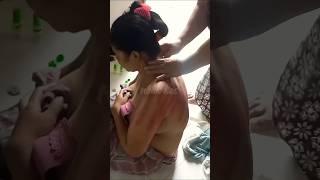 Pijat Urut wanita Terbaru  Dan Kerokan Masuk Angin #shorts