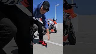  My FAVORITE part! Aprilia RSV4 Race Bike!