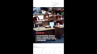 House Speaker: Senate's move to return Duterte impeachment case 'deeply concerning' | ANC