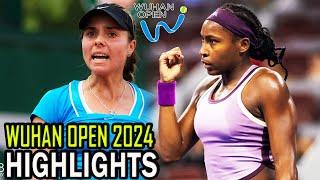 Coco Gauff vs Viktoriya Tomova Round 2 Highlights | Wuhan 2024