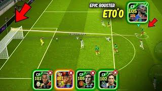 STOOP!!! phenomenal Finishing ETO’O - Master of Speeding Bullet | Review 105 Double Booster Eto’o