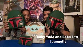 Loungefly | Mandalorian The Child AKA Baby Yoda and Boba Fett