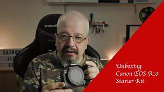 Unboxing Canon EOS R10 - Starter Kit