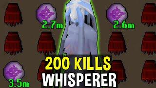 Loot from Killing the New Whisperer Boss 200 times! [OSRS]