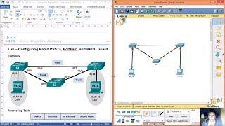 3.3.2.3 - 2.3.2.3 Lab - Configuring Rapid PVST+, PortFast, and BPDU Guard