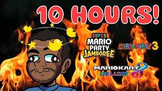 10 HOURS OF FUN  - Mario Party, Crash Team Rumble, and Team Mario Kart!?