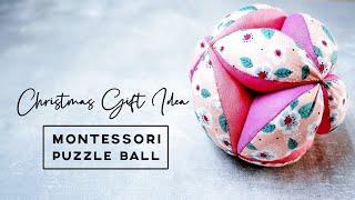 Christmas Gift Idea / Montessori Puzzle Ball / DIY Fabric Toy 【Hand Stitch】#HandyMum