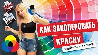 Как заколеровать краску | Как подобрать колер | Ticiana Mix