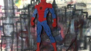 Spider-Man Wall Art - Limited Tools - Making It Yourself