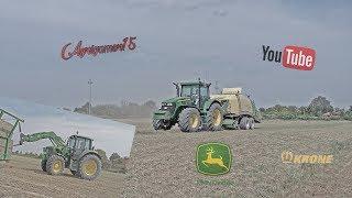 ||GOPRO|JOHN DEERE 5820-6830-7920 + KRONE SWADRO BIGPACK E PAVELLI|BALING AND LOADING HAY BALES