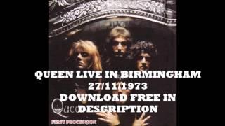 QUEEN BOOTLEG LIVE IN BIRMINGHAM 27/11/1973