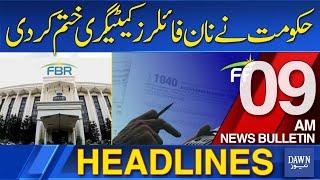 Dawn News Headlines 09 AM | Tax Non-Filers To Come in Big Trouble, Govt Takes Big Step | 25 Sep 2024