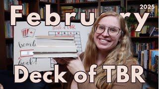 February Deck of TBR Game || the PERFECT month?!