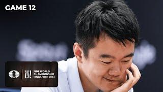 Ding Liren Strikes Back To Beat Gukesh In Perfect Game 12