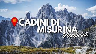 Hiking to the Cadini di Misurina viewpoint in the Dolomites