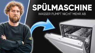 Spülmaschine pumpt NICHT ab - Mach das, wenn das Wasser nicht mehr abläuft!