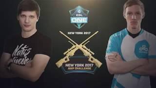 ESL One NY 2017 AWP Challenge Round 2 -  S1MPLE vs. SKADOODLE