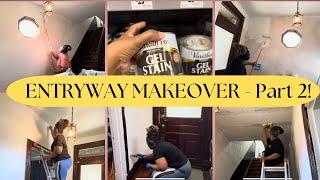 ENTRYWAY/HALLWAY MAKEOVER, PART 2 | LET THE PAINTING BEGIN | SO EXCITED FOR THIS MAKEOVER | SHYVONNE