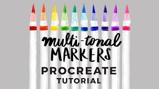 Multi-Tonal Marker Tutorial for Procreate :: Bardot Brush