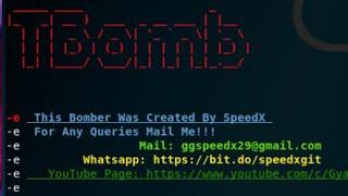 How to perform SMS bombing attack| how to send free SMS (TBomb)(kalilinux)