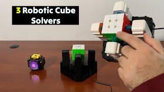 3 Cool Rubik's Cube Solver Robots Compared  Gadgetify