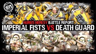 Imperial Fists vs Death Guard - Horus Heresy (Battle Report)