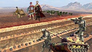 Can Caesar's 4,000,000 GOLDEN LEGIONARIES Resist GUNPOWDER? - Epic Battle Simulator 2 - UEBS 2