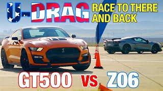 U-DRAGS: 2023 Corvette Z06 vs. 2020 Shelby GT500