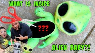 WHATS INSIDE the ALIEN BABY? CUTTING OPEN an Alien 