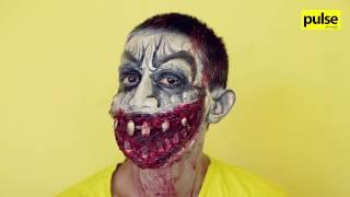 Creepy Smile Halloween Makeup